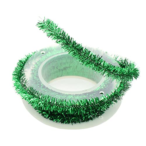 Weihnachts-Lametta-Girlande, 1,5 m langer Draht für Baumschmuck, Geschenkverpackung, Baumschmuck Weihnachts-Lametta-Girlande, 1,5 m langer Draht für Baumschmuck, Geschenkverpackung, Baumschmuck von Sarhula