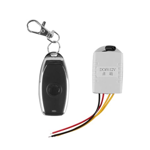 Sarini 12-V-Funkschalter mit Fernbedienung, Fernbedienungsset für DC 4 V / 5 V / 6 V / 7,4 V / 9 V / 12 V One-Touch-Schalter für Tür, Fenster usw Sarini 12-V-Funkschalter mit Fernbedienung, Fernbedienungsset für DC 4 V / 5 V / 6 V / 7,4 V / 9 V / 12 V One-Touch-Schalter für Tür, Fenster usw von Sarini