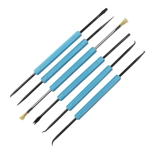 Sarini 6-teiliges Sicherungswerkzeugset für die Takelage von Modellschiffen,langlebiges DIY-Werkzeugset für den BAU von Holzmodellschiffen Leiterplatten,DIY-Lötarbeiten an elektronischen Projekten von Sarini