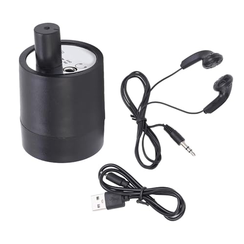Sarini Enhanced Microphone Audio Ear Listening Device Amplifier Set for Walls/Doors - Sound Amplifier Voice Tool for Leakage Testing von Sarini
