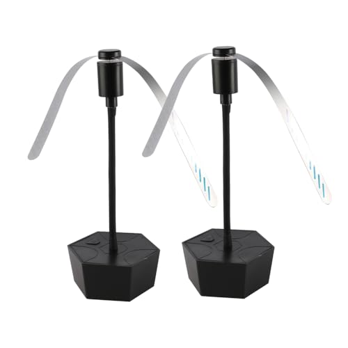 Sarini Fliegenventilatoren für Tische,Faltbarer Mückenschutzventilator,wirksamer Fliegenabwehrventilator hält Fliegen mit weichen Flügeln fern,tragbarer Fliegenventilator für Picknick,Grillen,Party von Sarini