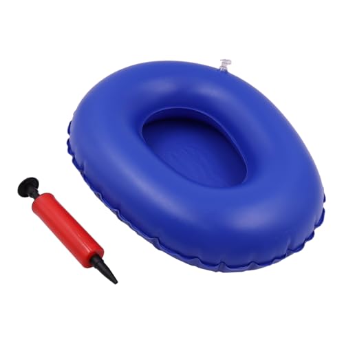 Sarini Inflatable Bedpan Bigger Washable Portable Air Inflation Blue Bed Pan Bedridden Elderly Inflatable Stool Bedsore Toilet von Sarini