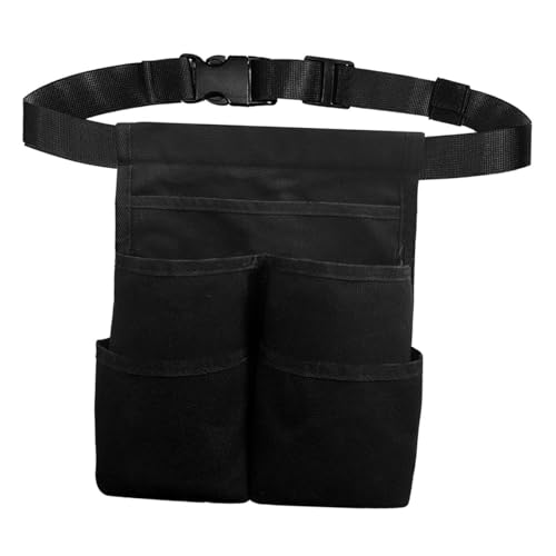Sarini Massage Bottle Bag,Professional Massage Therapist Holster for 2 Bottles,Massage Lotion Oil Waist Holder Organizer with Adjustable Belt,Multiple Pockets (Bag Only) von Sarini