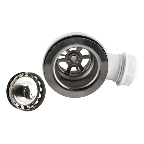 Sarini Siebkorbstopfen aus Edelstahl für Küchenspüle, Spülbeckensieb, 70 mm, PP-Flansch, Spülbeckensiebkorb, Mini-Siebkorb-Abfallset, Küchenflansch Sarini Siebkorbstopfen aus Edelstahl für Küchenspüle, Spülbeckensieb, 70 mm, PP-Flansch, Spülbeckensiebkorb, Mini-Siebkorb-Abfallset, Küchenflansch von Sarini