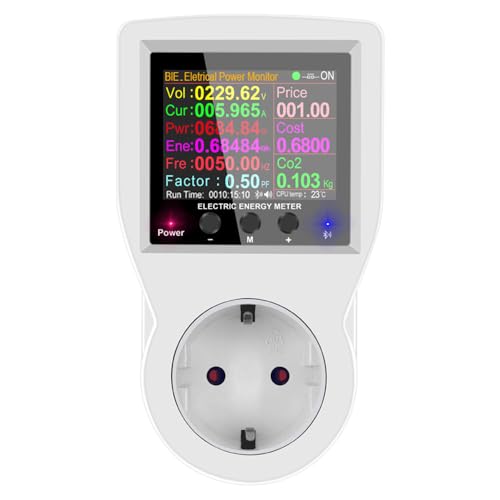 Sarini WiFi Power Monitore Smart Energiezähler Kompatibel mit Tuya Smart Life APP Stromverbrauch Monitor für Home Hotel Office Sarini WiFi Power Monitore Smart Energiezähler Kompatibel mit Tuya Smart Life APP Stromverbrauch Monitor für Home Hotel Office von Sarini