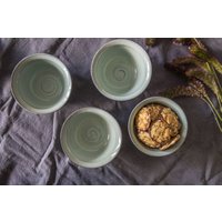 Keramik Dessertschale Hellblau, 2Er Set, Dessertschalen, Servierschale, Geschenk Für Sie von SaritCeramics