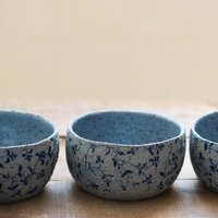 Rustikale Blaue Keramikschale, Keramik Einzigartige Schale, Servierschale, Suppenschüssel, Geschenk Für Sie von SaritCeramics