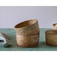 Rustikale Keramikschalen Set, Zwei Set, Servierschale Aus Keramik, Keramikschale, Einweihungsgeschenk von SaritCeramics