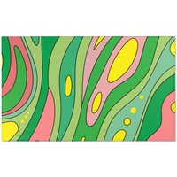 Liquid Swirl Rug, Groovy Funky Trippy Bunte Teppich, Retro Lebendiger Hippie Home Decor, 6 Größen Teppich von SaritShayLove