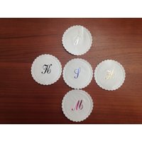 Monogramm Untersetzer Aus Mehrlagigem Papier Gewebe. Persönliche Geschirr Dekoration Für Getränke Bar 50Er Pack von SarkePrinting