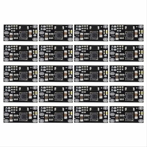 Sarngk 20 Stück Mini-DC-DC-Boost-Aufwärtswandler 3,7 V auf 12 V Spannungsregler Lithium-Batterie-Boost-Modul 5 V/8 V/9 V/12 V Ausgang von Sarngk