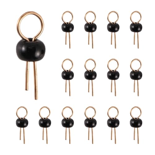 Sarngk 200Pcs Schwarz Goldton Loeten PCB Tafel Steckplatine Messstelle Pin von Sarngk