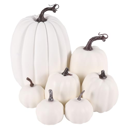 Sarngk Halloween KüNstliche KüRbis Dekoration Schaum KüRbis Desktop das Erntedankfest Halloween Dekoration 7 StüCk Sarngk Halloween KüNstliche KüRbis Dekoration Schaum KüRbis Desktop das Erntedankfest Halloween Dekoration 7 StüCk von Sarngk
