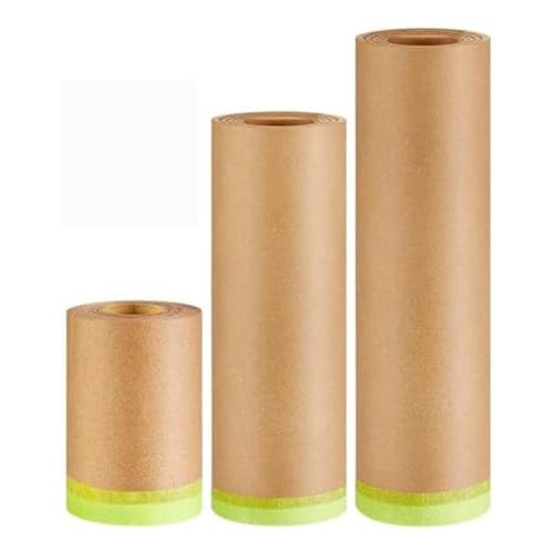 Sarngk Vorab Aufgetragenes Abdeckpapier zum Lackieren, Lackklebstoff-Schutzpapier zum Lackieren Von Karosserien, Schützende Wandverkleidung, Langlebig, Einfach zu Verwenden Sarngk Vorab Aufgetragenes Abdeckpapier zum Lackieren, Lackklebstoff-Schutzpapier zum Lackieren Von Karosserien, Schützende Wandverkleidung, Langlebig, Einfach zu Verwenden von Sarngk