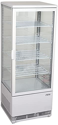 Display Glas Kühlvitrine SARO SC 100 Liter weiß von Saro