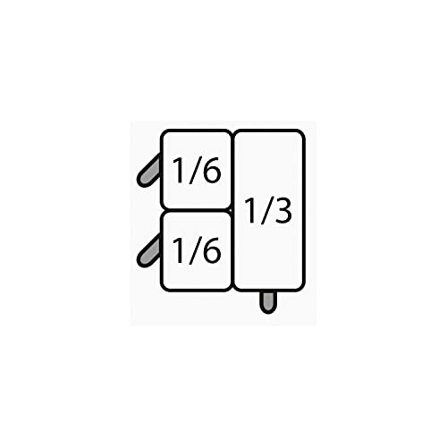 E7/CPCEXB Nudelkorb-Set: 2 x 1/6 GN + 1 x 1/3 GN von Saro