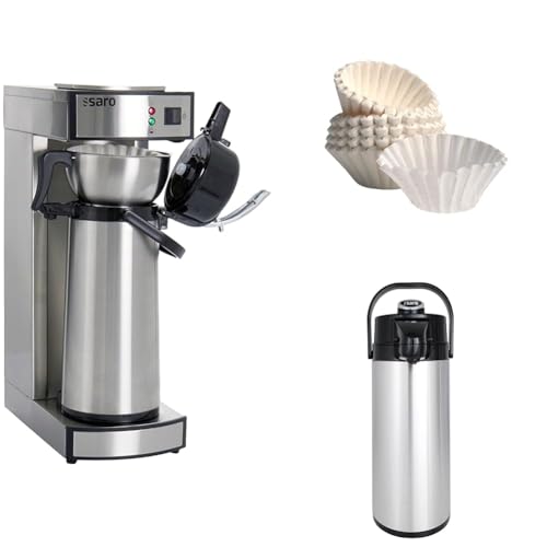 Kaffeemaschine SAROMICA THERMO 24 + Set aus Extrakanne und Kaffeefilterpapier, gebrauchsfertig Kaffeemaschine SAROMICA THERMO 24 + Set aus Extrakanne und Kaffeefilterpapier, gebrauchsfertig von Saro