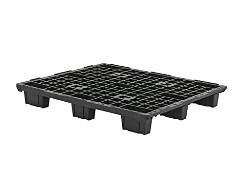 SARO Kunststoffpalette – 120×80 cm – 9 Füße – Stapelbar – 2500 kg statisch / 1000 kg dynamisch – -20 °C bis +60 °C – Modell KP 800 von Saro