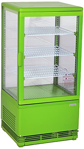 SARO Mini-Umluftkühlvitrine Modell SC 70 grün von Saro