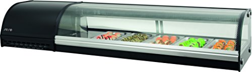 Saro 323-3158 SV 1500 Sushivitrine, 74.5 L, Schwarz von Saro