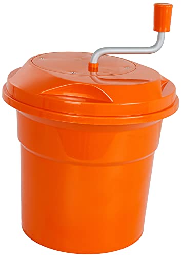 Saro 357-1000 Salatschleuder Modell Rena 121, 12 L, Orange von Saro