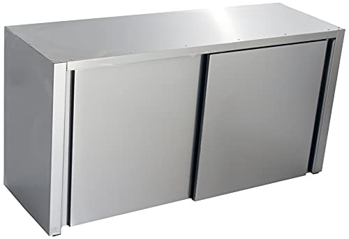 Saro Edelstahlhängeschrank - Tiefe 400 mm, 1200mm von Saro