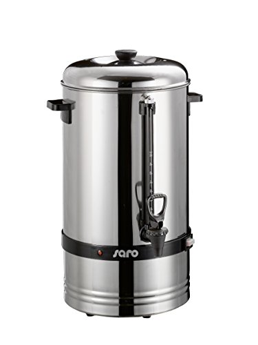 Saro Kaffeemaschine mit Rundfilter – 10 L / 70 Tassen – Edelstahl – Brüh- & Warmhaltefunktion – Sicherheitszapfhahn – Peilglas – 1,5 kW – Modell SAROMICA 6010 von Saro