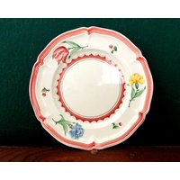 Villeroy Und Boch „Jardin Dalsace Fleur" Brotteller #kleiner Teller #landhausstil #vintage #blumendekor #klasssiker #florales Dekor #o 17cm von SarosVintage