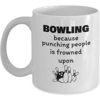 Bowling Becher - Weil Stanz Leute Verpönt Ist Hobby Lustige Geschenke Für Papa Freund Onkel von Sarothdesigns