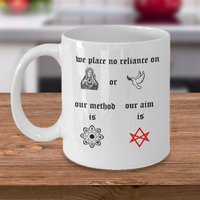 Esoterik Thelema Kaffeebecher - Wir Setzen Keine Abhängigkeit Von Jungfrau Oder Taube Unsere Methode Ist Wissenschaft Unser Ziel Religion Aleister Esoterik Thelema Kaffeebecher - Wir Setzen Keine Abhängigkeit Von Jungfrau Oder Taube Unsere Methode Ist Wissenschaft Unser Ziel Religion Aleister von Sarothdesigns