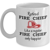 Feuerwehrmann Kaffeebecher Im Ruhestand - Geschenk Fd Tasse von Sarothdesigns