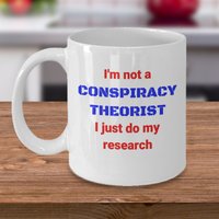 Flache Erde Kaffeebecher - Ich Bin Kein Verschwörungstheoretiker Nur Meine Forschung Tun Globus Geschenk Tasse Flache Truther Geschenke von Sarothdesigns