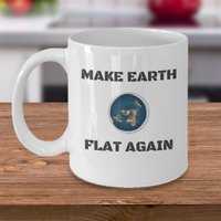 Flache Erde Kaffeebecher - Machen Flach Wieder Flache Zetetic Nicht Ein Globus Perfektes Geschenk von Sarothdesigns