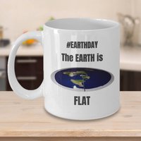 Flache Erde Kaffeebecher - #earthday Die Ist Flat Geschenk-Tee-Tasse von Sarothdesigns