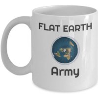 Flacher Erde Armee Kaffeebecher - Nicht Ein Globus Flacher Erdenleger Konspirationstheoretiker Zetetic Erder Geschenke von Sarothdesigns