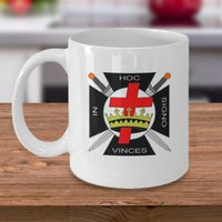 Freimaurer Kaffeebecher - Siegel Der Ritter Templer Geschenke York Ritus Symbol Freimaurer Kaffeebecher - Siegel Der Ritter Templer Geschenke York Ritus Symbol von Sarothdesigns