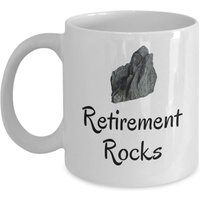 Geologie-Becher - Ruhestand Felsen Lustige Geologie Geschenk Geologe Geschenke Rock-Jäger Rock-Hund Für von Sarothdesigns