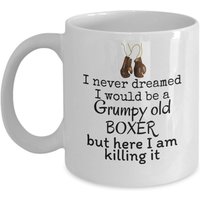 Grumpy Old Boxer - Boxer Coach Geschenk Trainer Ruhestand Geschenke Für Papa Lustige Boxen Boxtrainer Witz von Sarothdesigns