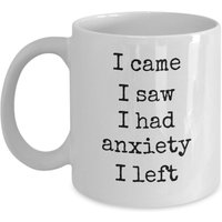 Ich Hatte Angst - Lustiges Introvertiertes Geschenk Tasse Für Einen Introvertierten Freundin Sie Lustige Angstbecher Introvertierte von Sarothdesigns