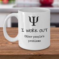 Psychologie Kaffeebecher - Ich Erarbeite Die Probleme Anderer Menschen Freud Jung Adler Pavlov Geschenke Einzigartige Lustige Psychologe Gag Witz von Sarothdesigns