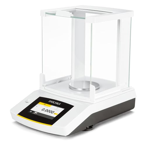 Sartorius Practum Analysenwaage, 60g Wägekapazität, 0.1mg Lesbarkeit, 218mm x 360mm x 320mm von Sartorius
