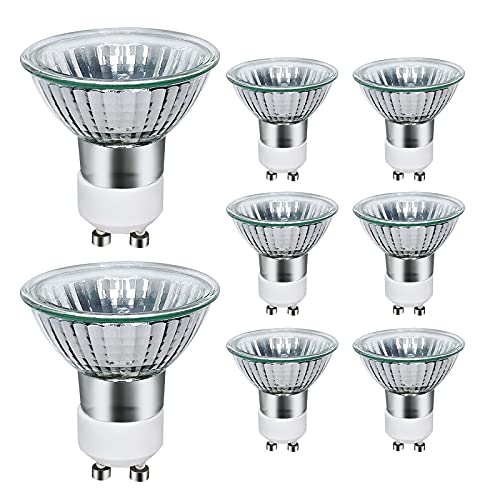 8 Stück GU10 Halogen Reflektor Halogenlampe 35Watt,GU10 Halogen Dimmbar 230V Warmweiß Dimmbar von Sarveeta