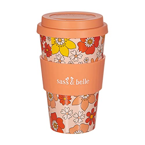 Sass & Belle 70er-Jahre-Kaffeetasse mit Blumenmuster von Sass & Belle