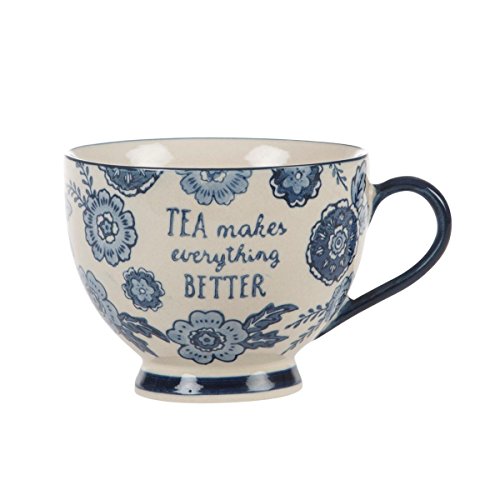 Sass & Belle Blue Willow Floral Mug von Sass & Belle