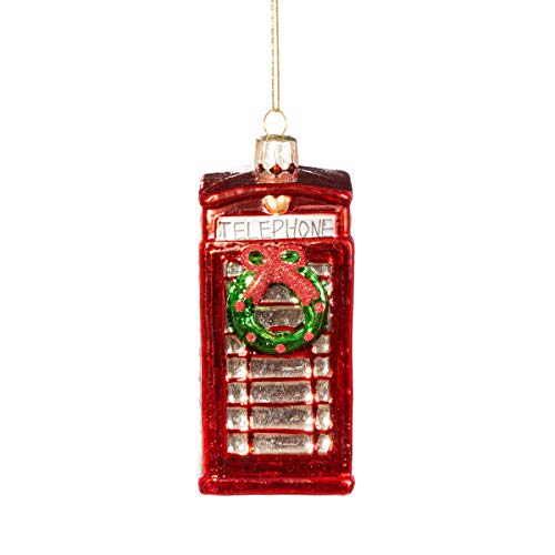 Sass & Belle Christbaumkugel aus Glas - Weihnachtsbaumschmuck - Rot - Klassisch - Hängend - 5 x 5 x 11 cm Sass & Belle Christbaumkugel aus Glas - Weihnachtsbaumschmuck - Rot - Klassisch - Hängend - 5 x 5 x 11 cm von Sass & Belle
