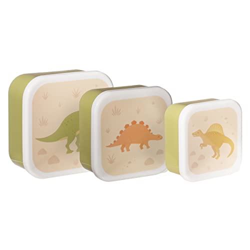 Sass & Belle Desert Dino Lunchboxen, 3 Stück von Sass & Belle