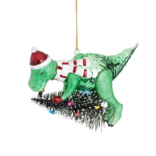 Sass & Belle Dinosaurier-Weihnachtsbaum-Kugel von Sass & Belle