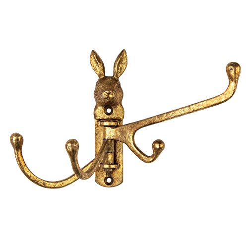 Sass & Belle Gold Rabbit Multi Haken von Sass & Belle