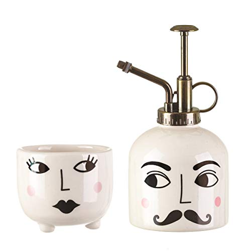 Sass & Belle Mister & Mrs White Pflanzenset von Sass & Belle