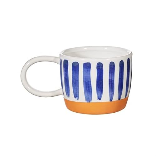 Sass & Belle Paros Tasse mit blauen Streifen von Sass & Belle